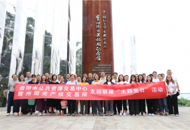 貴州陽光產(chǎn)權(quán)交易所與貴陽市公共資源交易中心開展支部聯(lián)建主題黨日活動