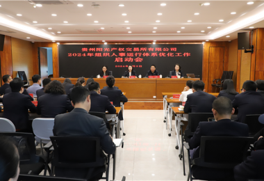 貴州陽(yáng)光產(chǎn)權(quán)交易所有限公司召開(kāi)組織人事運(yùn)行體系優(yōu)化啟動(dòng)會(huì)